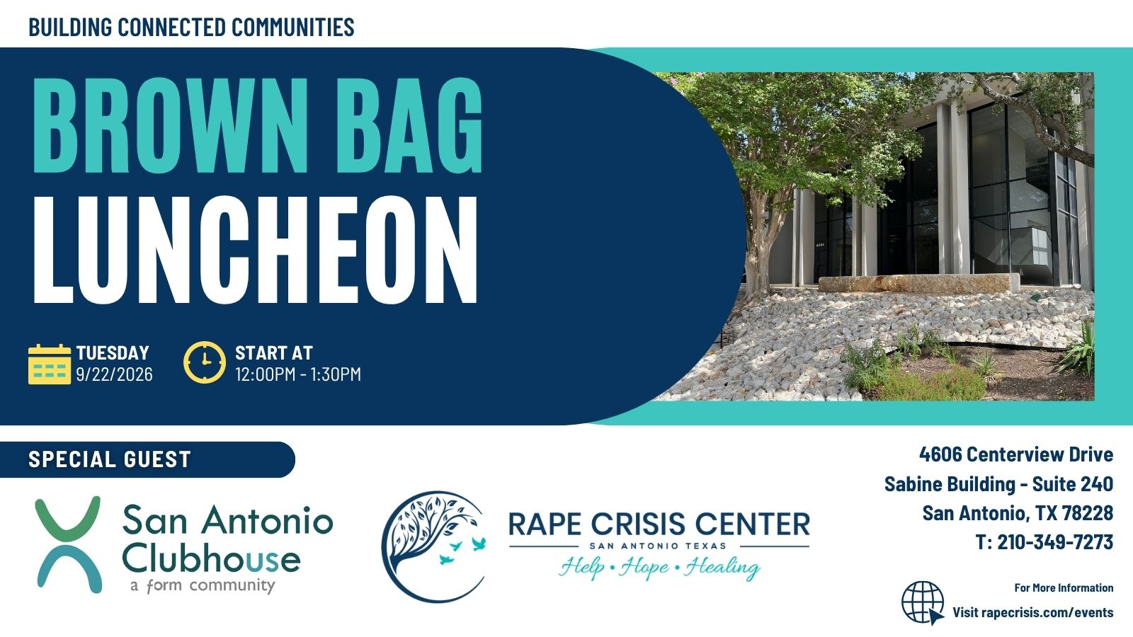 Brown Bag Lunch – San Antonio Clubhouse