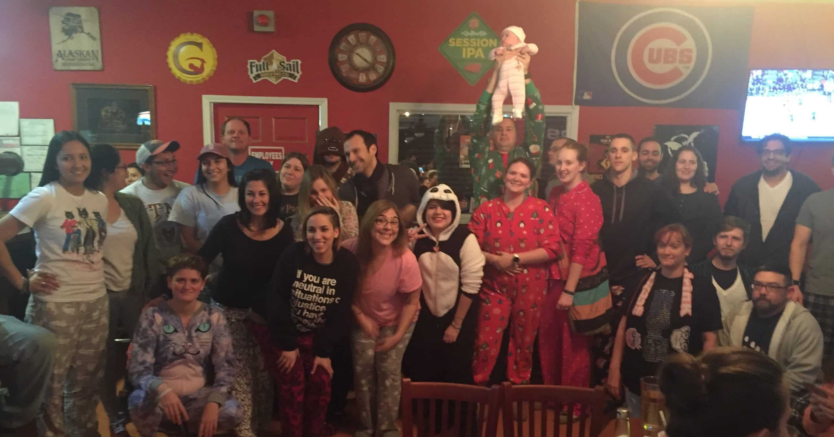 A Pajama Party at Quiz for a Cause