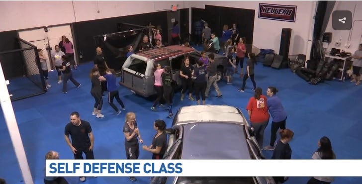 Local women learn self-defense techniques in response to uptick in violent crimes