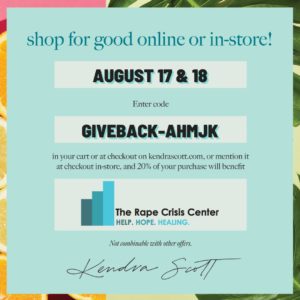 Event and Coupon Details for Kendra Scott Event