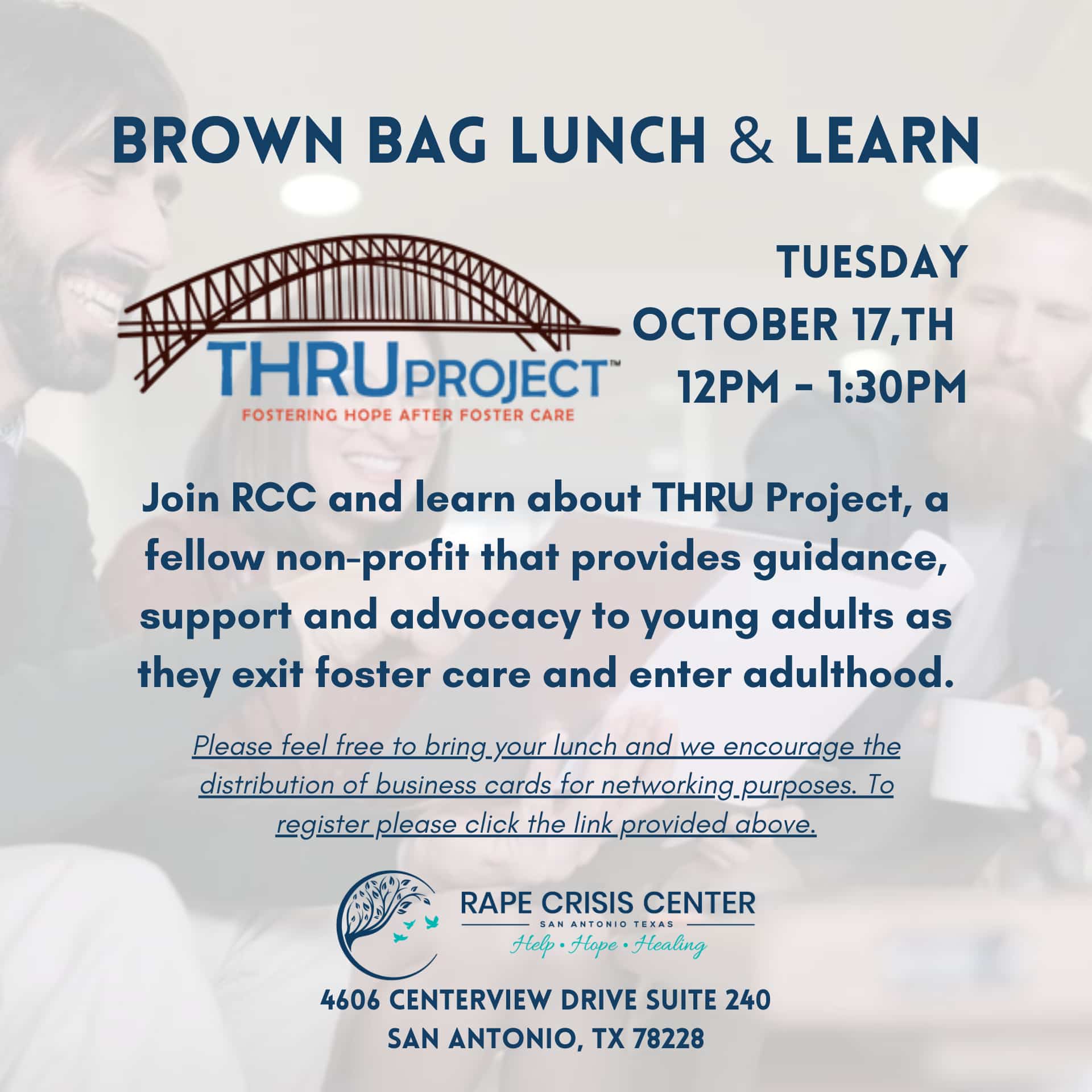 Lunch and Learn October 2023