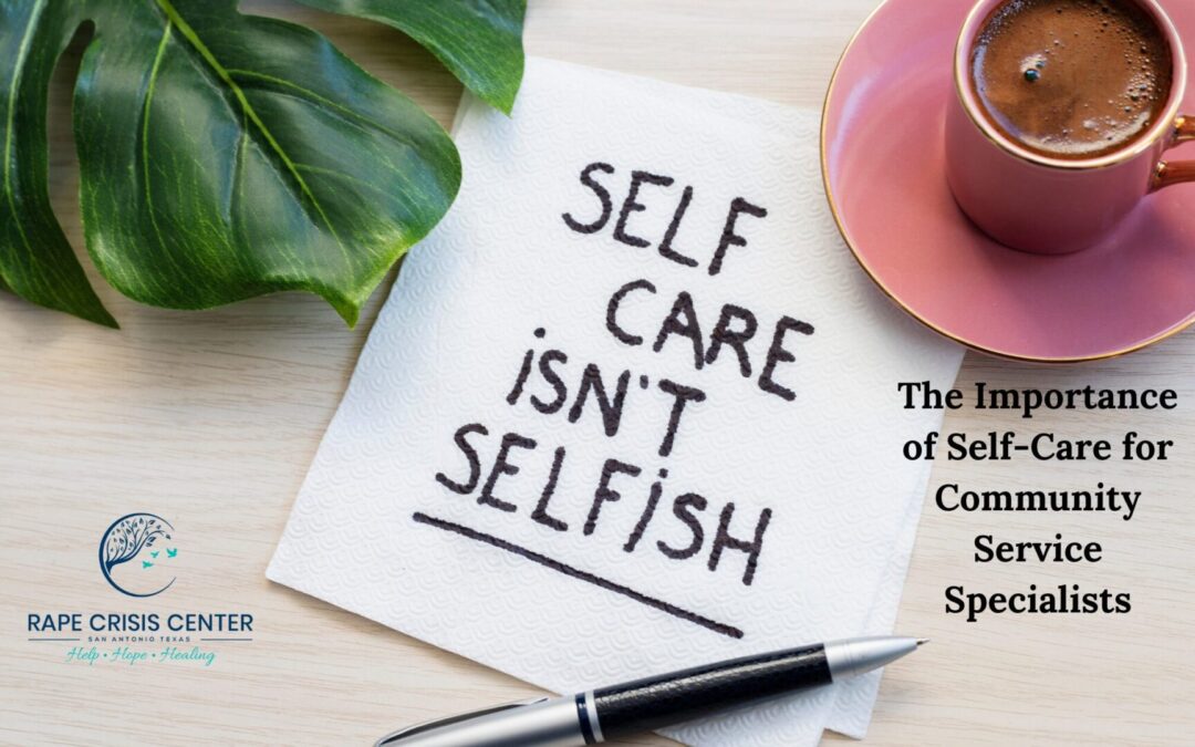 The Importance of Self-Care for Community Service Specialists