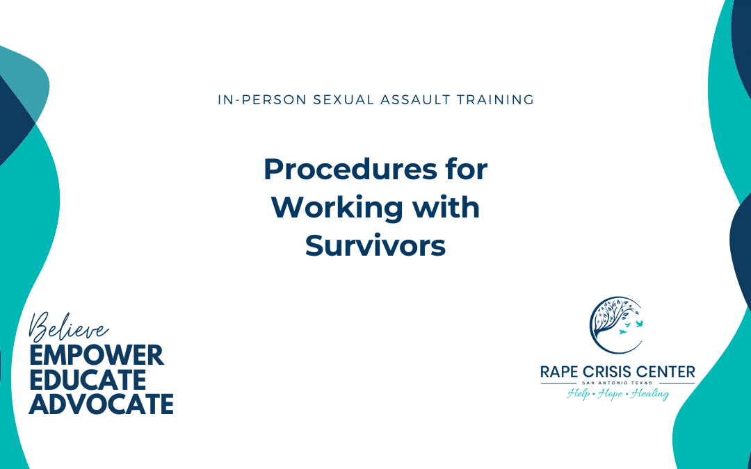 Procedures for Working with Survivors